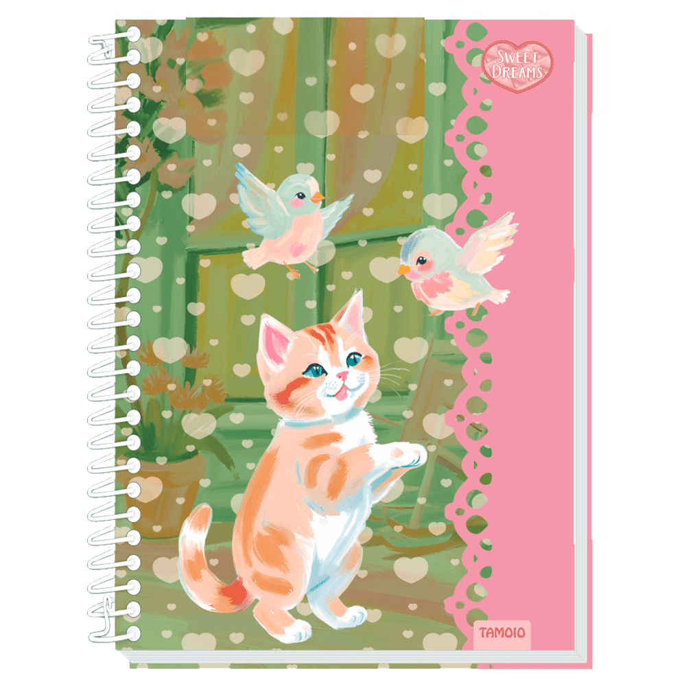 Caderno Universitario 1x1 80 Fls C.D. Tamoio - Sweet Dreams 4